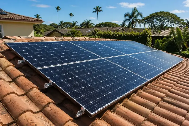 Installation de panneaux solaires à Rauzan
